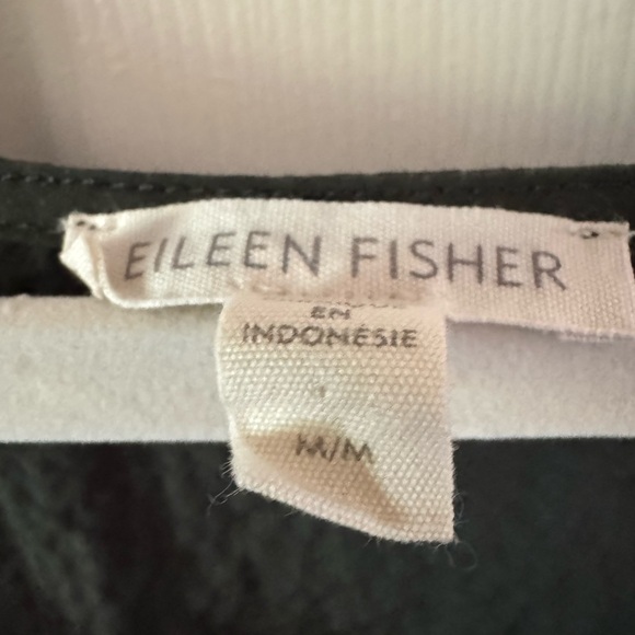 Eileen Fisher Organic Cotton Pucker Tiered Dress - Picture 3 of 4